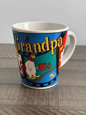 Vintage Looney Tunes Grandpa Foghorn Leghorn Rooster Mug Cup 11oz.